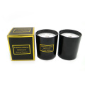 Luxury Scented Black Glass Candle